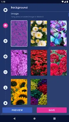 Flower Blossoms Spring Clock android App screenshot 7